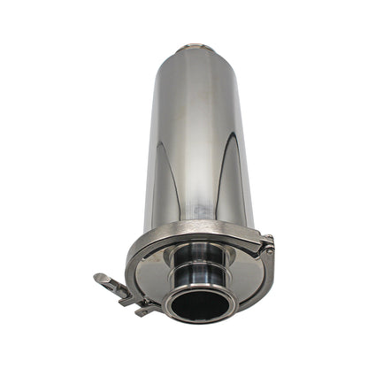 Stainless Steel Tri-Clover Inline Sanitary Filter - 2 TC