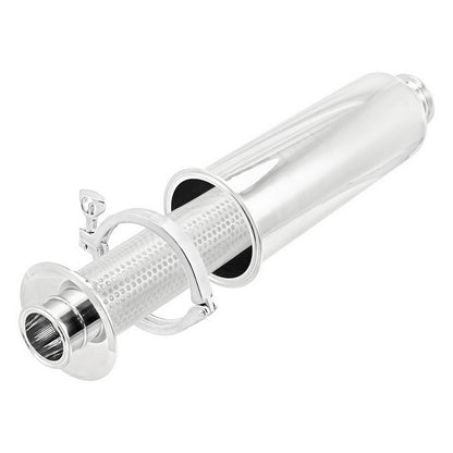 Stainless Steel Tri-Clover Inline Sanitary Filter - 2" TC