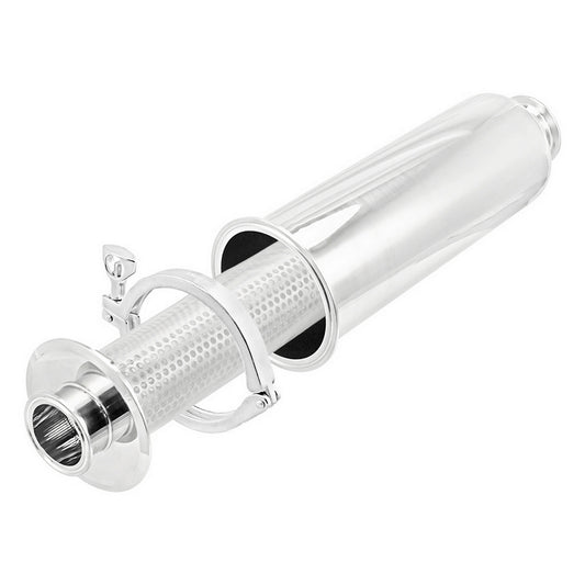 Stainless Steel Tri-Clover Inline Sanitary Filter - 2" TC