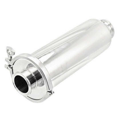 Stainless Steel Tri-Clover Inline Sanitary Filter - 2" TC