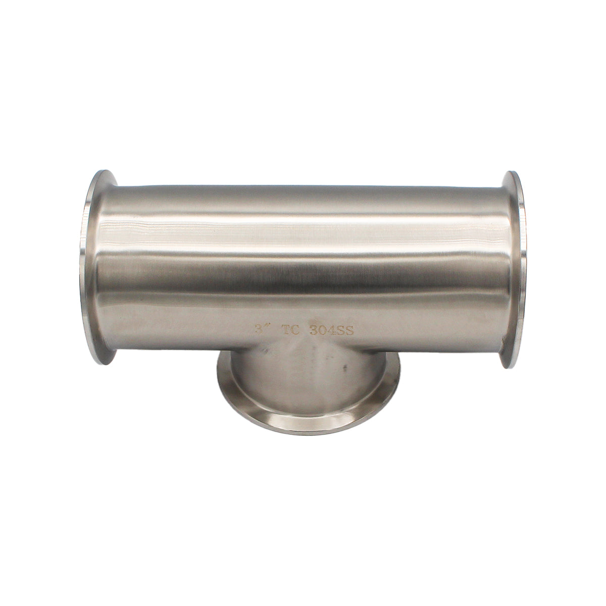 3" Tri Clamp Instrument Tee - Tri Clover Sanitary Stainless Steel