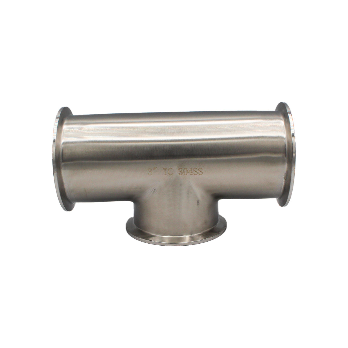 3" Tri Clamp Instrument Tee - Tri Clover Sanitary Stainless Steel