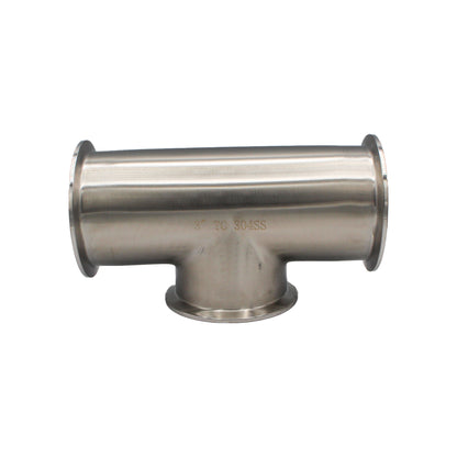 3" Tri Clamp Instrument Tee - Tri Clover Sanitary Stainless Steel