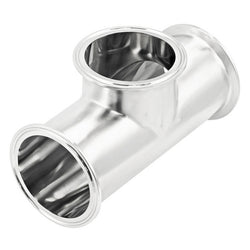 Stainless Steel Tri-Clover Instrument Tee - 3" TC