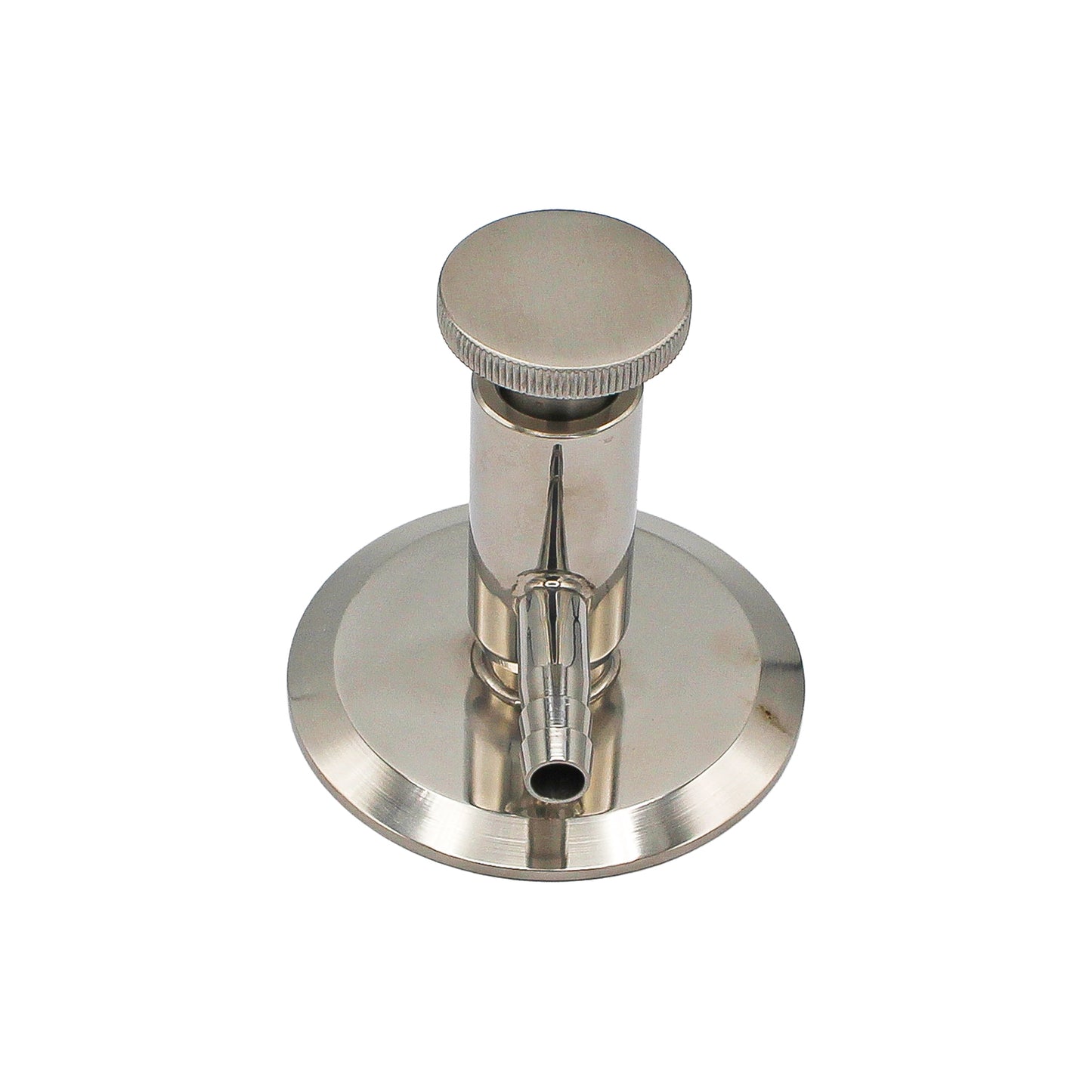 3" Tri Clamp Sample Valve with 1/2" OD Barb - Tri Clamp Sanitary Stainless Steel Fitting