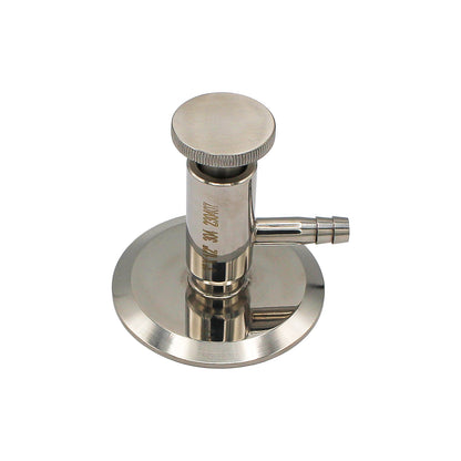 3" Tri Clamp Sample Valve with 1/2" OD Barb - Tri Clamp Sanitary Stainless Steel Fitting