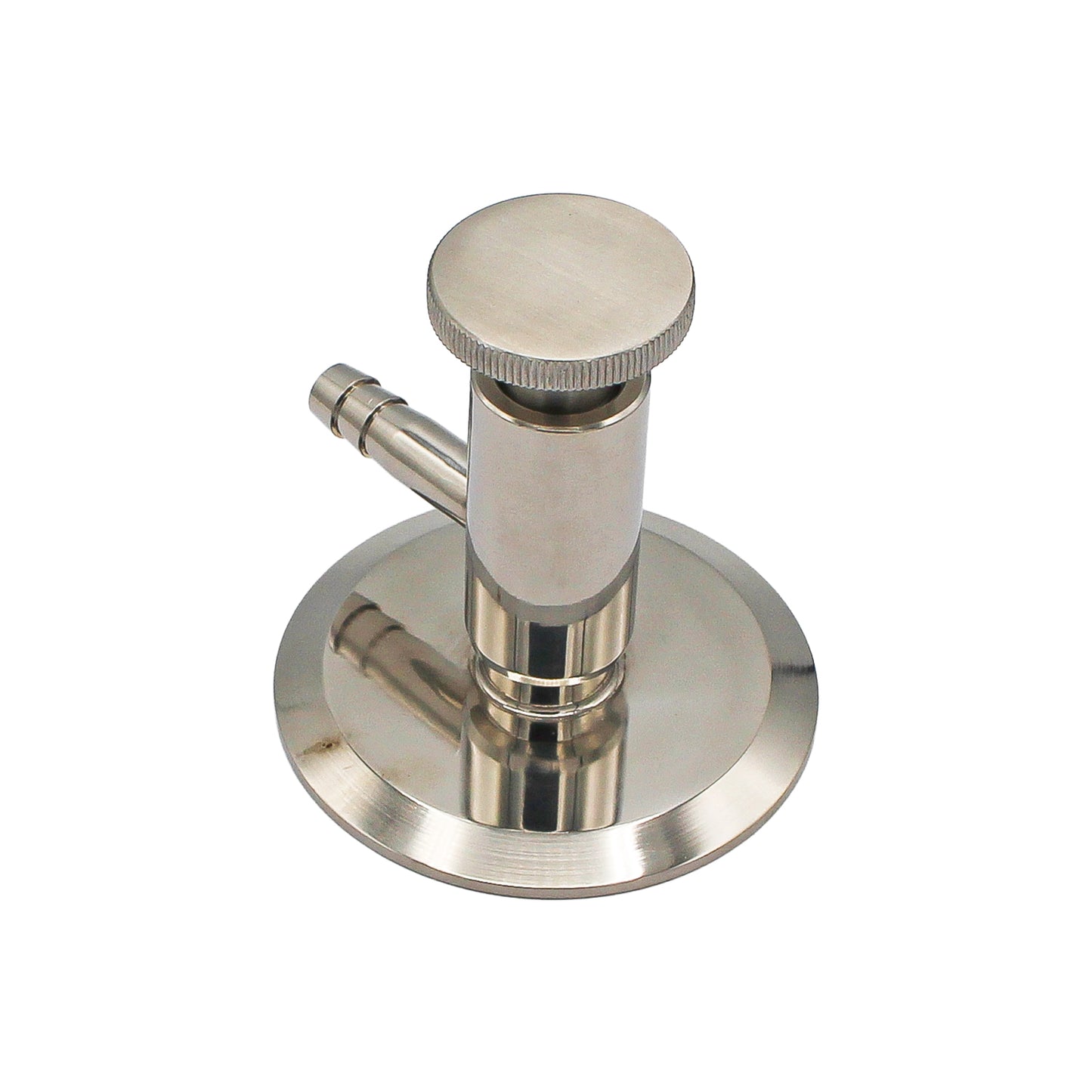 3" Tri Clamp Sample Valve with 1/2" OD Barb - Tri Clamp Sanitary Stainless Steel Fitting