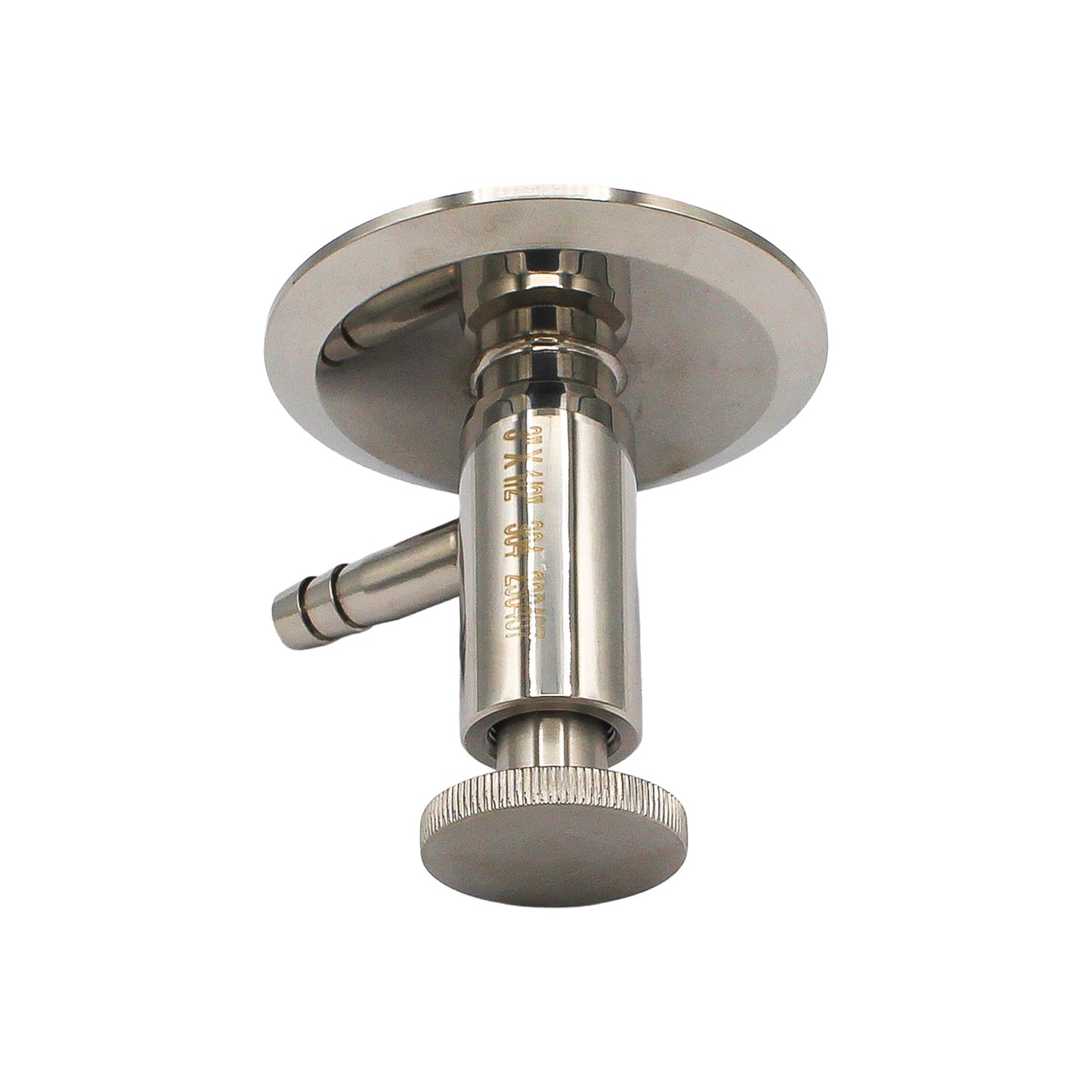 3" Tri Clamp Sample Valve with 1/2" OD Barb - Tri Clamp Sanitary Stainless Steel Fitting