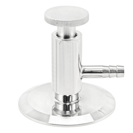 3" Tri Clamp Sample Valve with 1/2" OD Barb - Tri Clamp Sanitary Stainless Steel Fitting