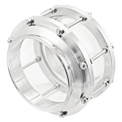 Stainless Steel Tri-Clover Sight Glass - 8" TC