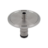 Stainless Steel Tri-Clover Ball Lock Post Single - 2" TC (Gas - 19/32)