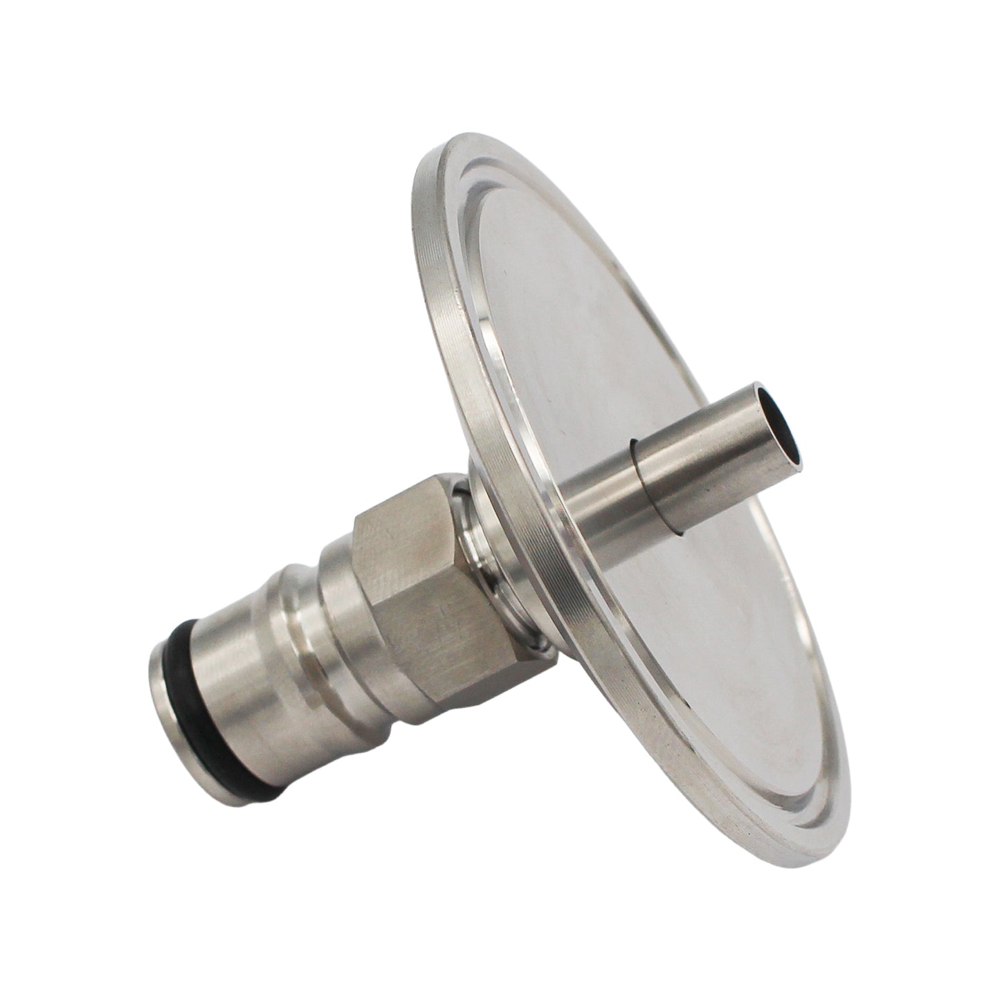 2" Tri Clamp Liquid Ball Lock Post Adapter - Tri Clover Sanitary Stainless Steel Fitting