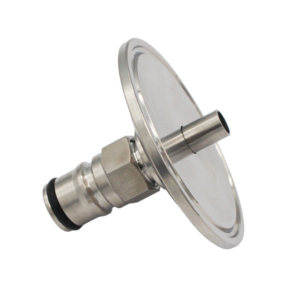 2" Tri Clamp Liquid Ball Lock Post Adapter - Tri Clover Sanitary Stainless Steel Fitting