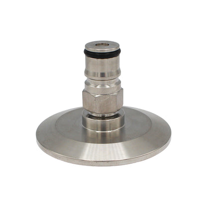 2" Tri Clamp Liquid Ball Lock Post Adapter - Tri Clover Sanitary Stainless Steel Fitting