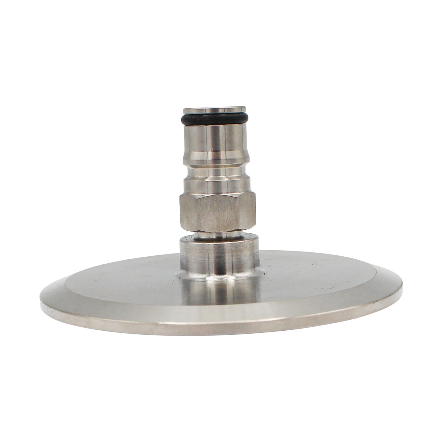 3" Tri Clamp Liquid Ball Lock Post Adapter - Tri Clover Sanitary Stainless Steel Fitting