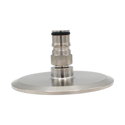 3" Tri Clamp Liquid Ball Lock Post Adapter - Tri Clover Sanitary Stainless Steel Fitting