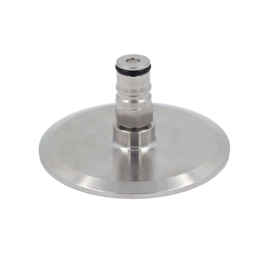Stainless Steel Tri-Clover Ball Lock Post Single - 3" TC (Liquid - 19/32)