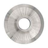 Stainless Steel Tri-Clover Cap Reducer - 6" TC X 2" TC