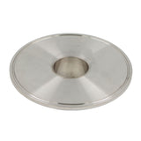 Stainless Steel Tri-Clover Cap Reducer - 6" TC X 2" TC
