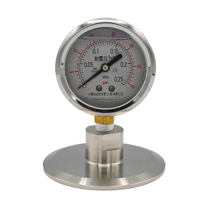 Stainless Steel Tri-Clover Pressure Gauge - 3" TC (0 - 35 PSI) -  Canuck Homebrew Supply, Canada