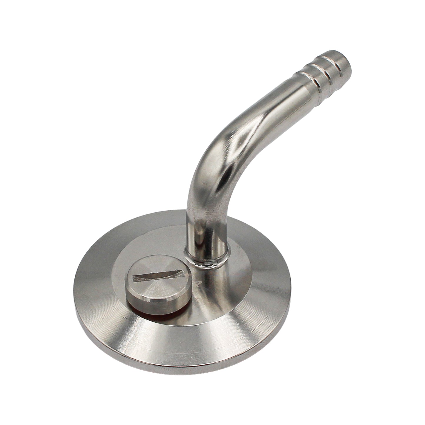 1.5" Tri Clamp Pressurized Transfer End Cap Fitting - Tri Clover Sanitary Stainless Steel Fitting
