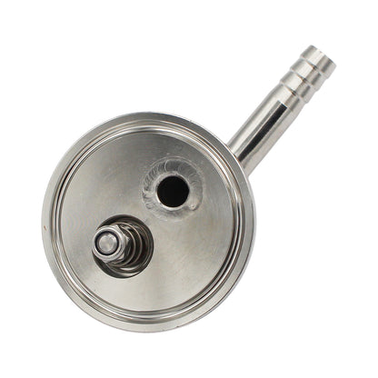 1.5" Tri Clamp Pressurized Transfer End Cap Fitting - Tri Clover Sanitary Stainless Steel Fitting