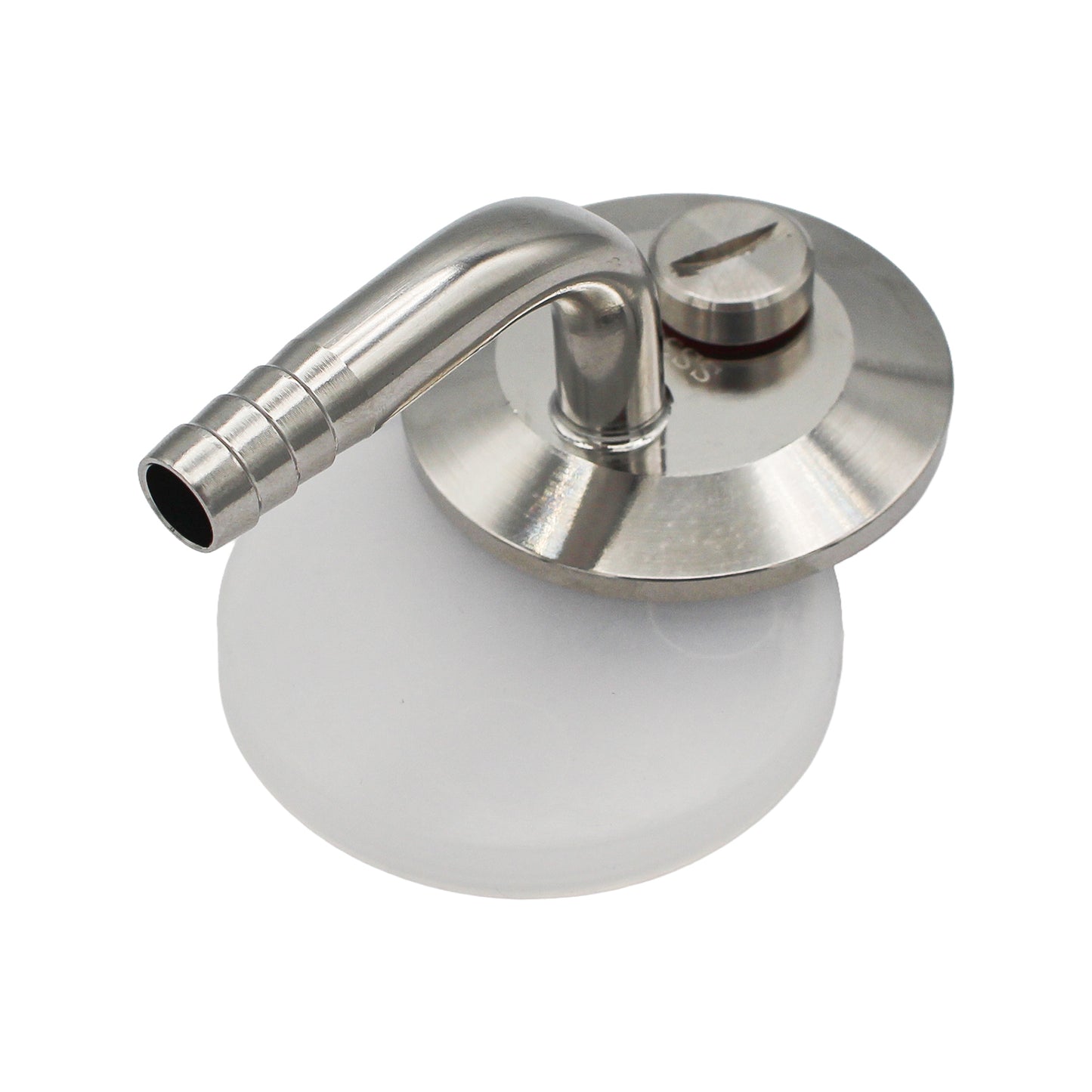 1.5" Tri Clamp Pressurized Transfer End Cap Fitting - Tri Clover Sanitary Stainless Steel Fitting