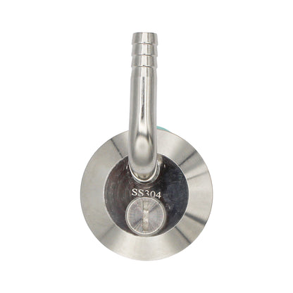 1.5" Tri Clamp Pressurized Transfer End Cap Fitting - Tri Clover Sanitary Stainless Steel Fitting