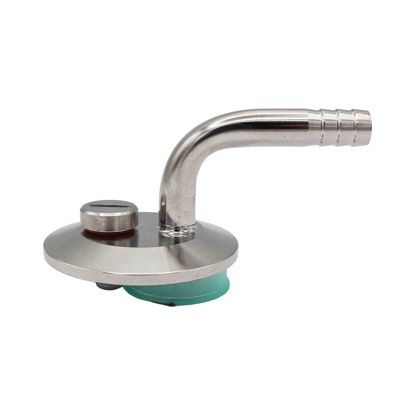 1.5" Tri Clamp Pressurized Transfer End Cap Fitting - Tri Clover Sanitary Stainless Steel Fitting