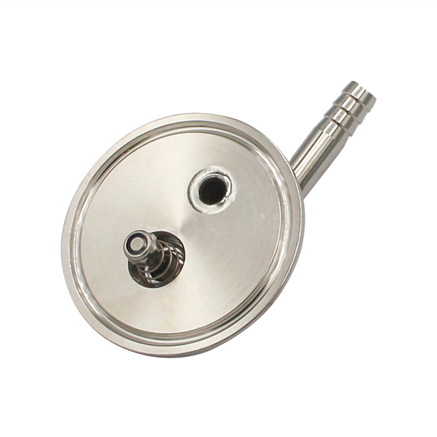 2" Tri Clamp Pressurized Transfer End Cap Fitting - Tri Clover Sanitary Stainless Steel Fitting