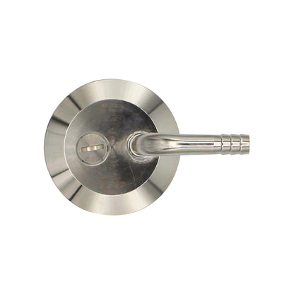 2" Tri Clamp Pressurized Transfer End Cap Fitting - Tri Clover Sanitary Stainless Steel Fitting