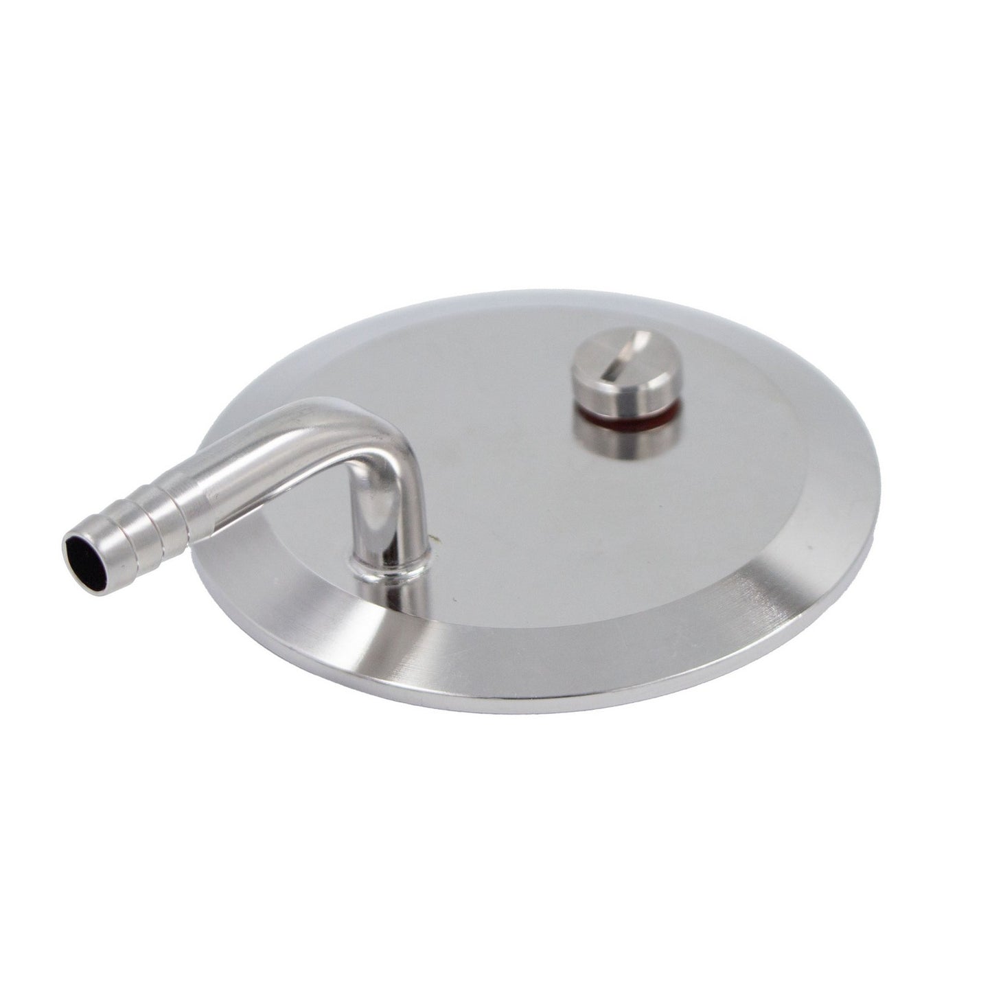 Stainless Steel Tri-Clover Pressurized Transfer Fitting - 3" TC