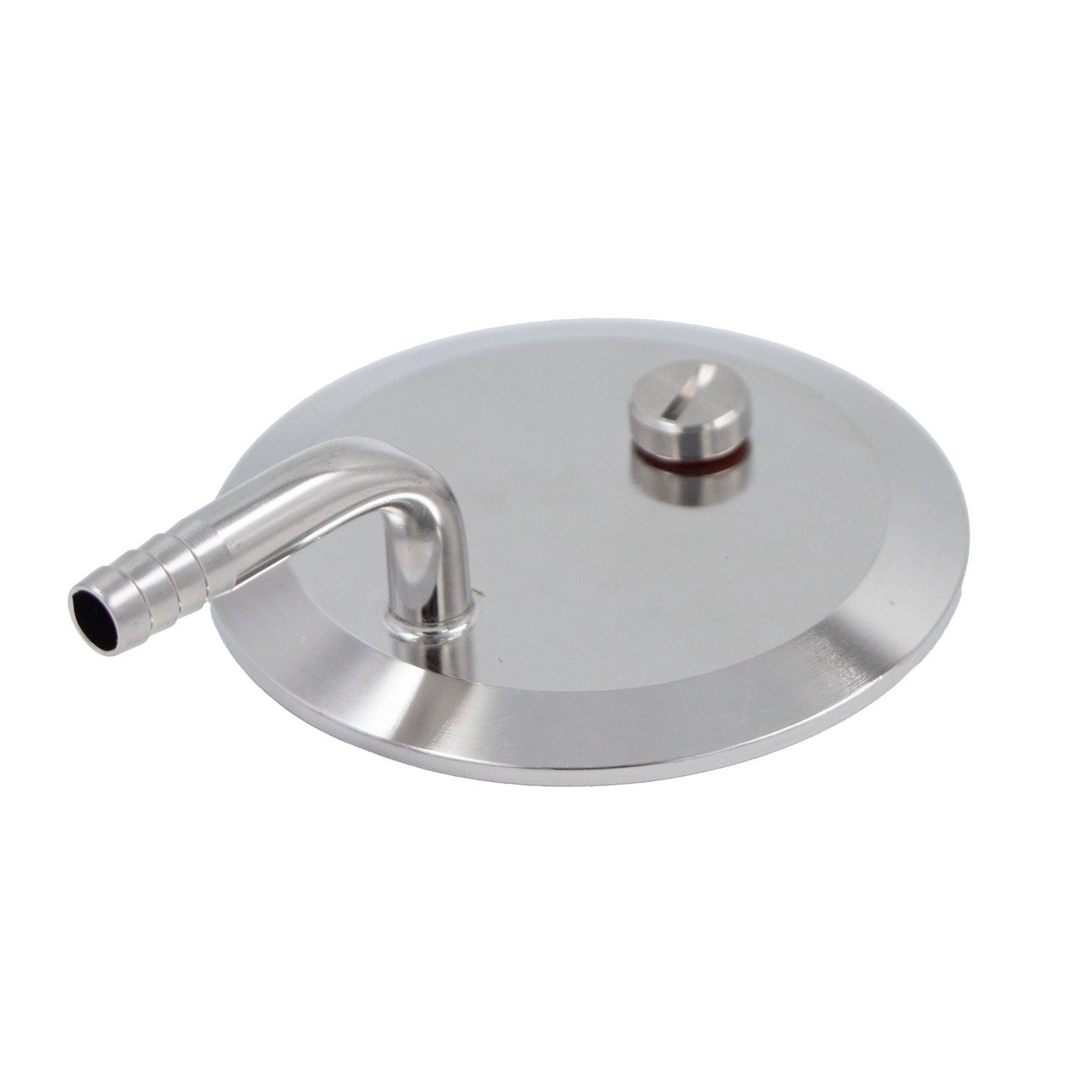 Stainless Steel Tri-Clover Pressurized Transfer Fitting - 3" TC