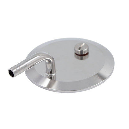 Stainless Steel Tri-Clover Pressurized Transfer Fitting - 3" TC