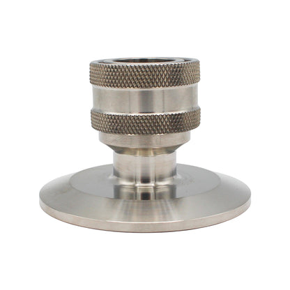 Stainless Steel Tri-Clover Quick Disconnect Fitting - 2 TC X Female QD