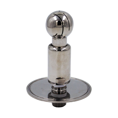 Stainless Steel Tri-Clover Spray Ball (Rotating CIP) - 3" TC