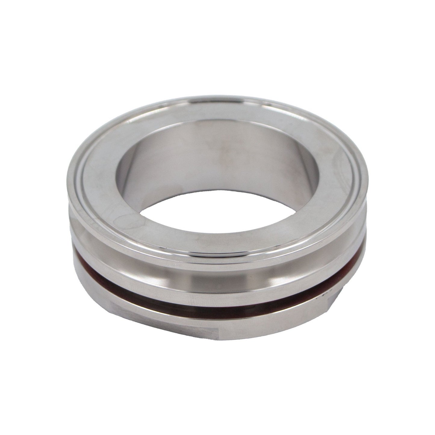 Stainless Steel Tri-Clover Weldless Bulkhead Fitting - 3" TC