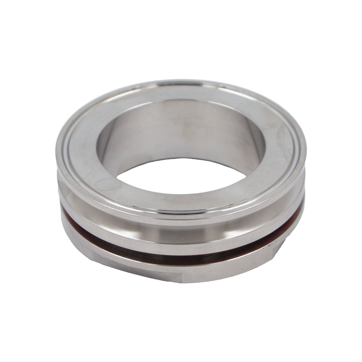 Stainless Steel Tri-Clover Weldless Bulkhead Fitting - 3" TC