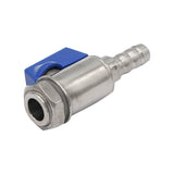 Conical Fermenter Stainless Steel Ball Valve - 3/8" NPT X 3/8" OD Barb