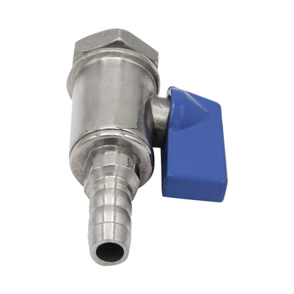 Conical Fermenter Stainless Steel Ball Valve - 3/8" NPT X 3/8" OD Barb