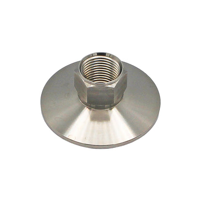 Stainless Steel Tri-Clover Fitting - 2 TC X 1/2" Female