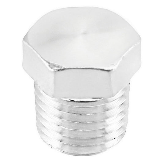 1/4" Male BSP Hex Plug - 304 Stainless Steel Pipe Fitting