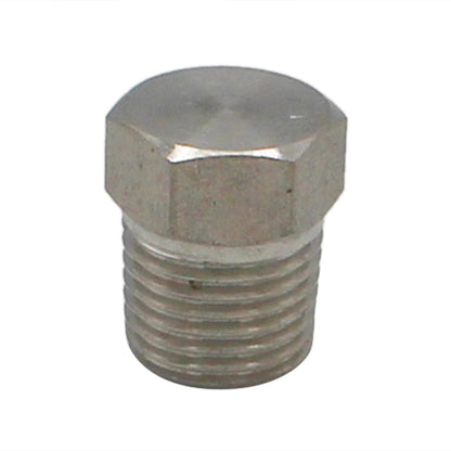 1/4" Male BSP Hex Plug - 304 Stainless Steel Pipe Fitting