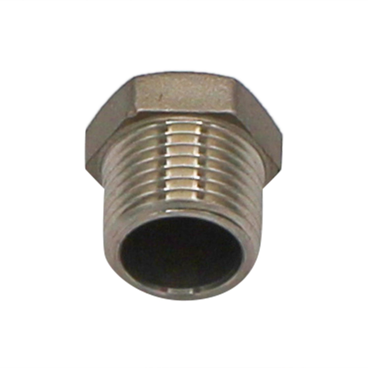 1/2" Male BSP Hex Plug - 304 Stainless Steel Pipe Fitting