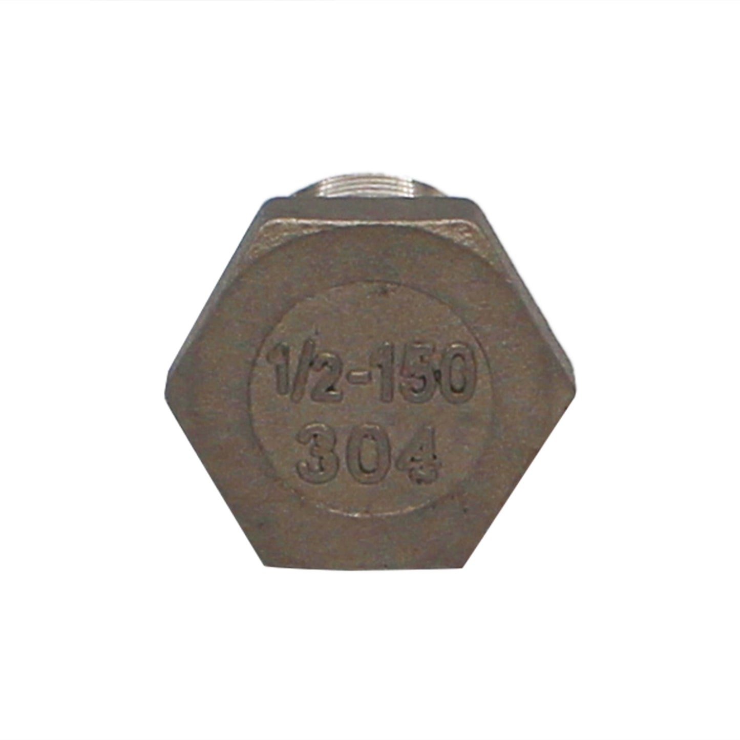 1/2" Male BSP Hex Plug - 304 Stainless Steel Pipe Fitting