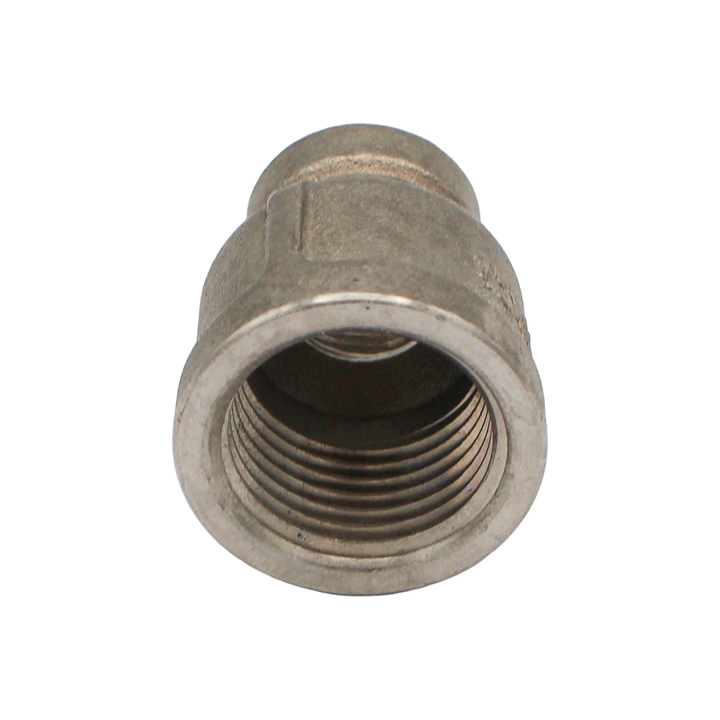 1/2" Female BSP X 1/4" Female BSP Reducing Coupler - 304 Stainless Steel Pipe Fitting