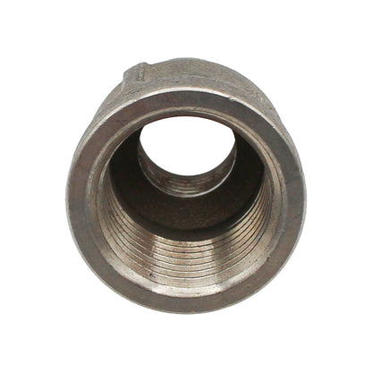 1/2" Female BSP X 1/4" Female BSP Reducing Coupler - 304 Stainless Steel Pipe Fitting