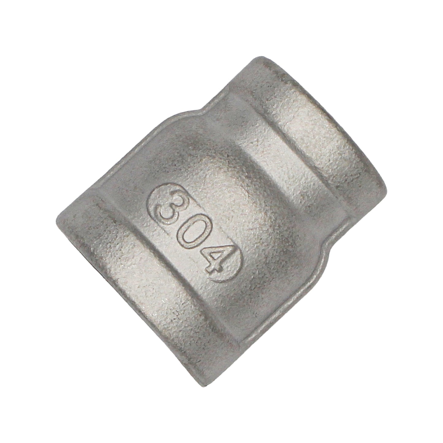 3/4" Female BSP X 1/2" Female BSP Reducing Coupler - 304 Stainless Steel Pipe Fitting