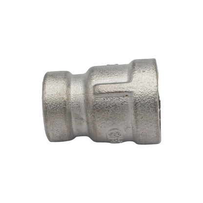 3/8" Female BSP X 1/4" Female BSP Reducing Coupler - 304 Stainless Steel Pipe Fitting