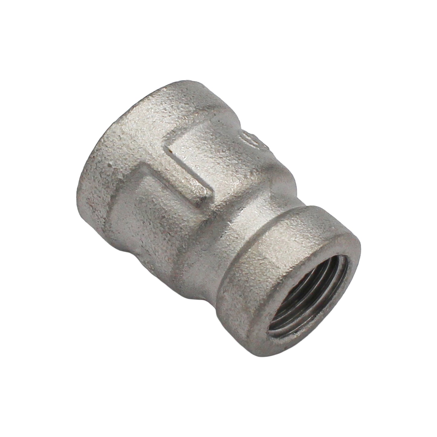 3/8" Female BSP X 1/4" Female BSP Reducing Coupler - 304 Stainless Steel Pipe Fitting